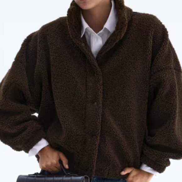 Like New Teddy Fleece Jacket - Picture 2 of 2